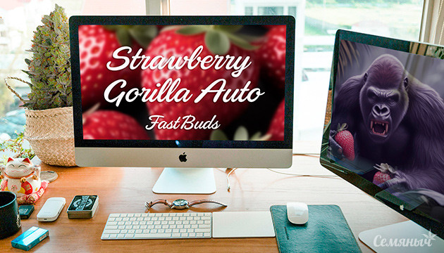 Гроурепорт сорта Strawberry Gorilla Auto fem от FastBuds